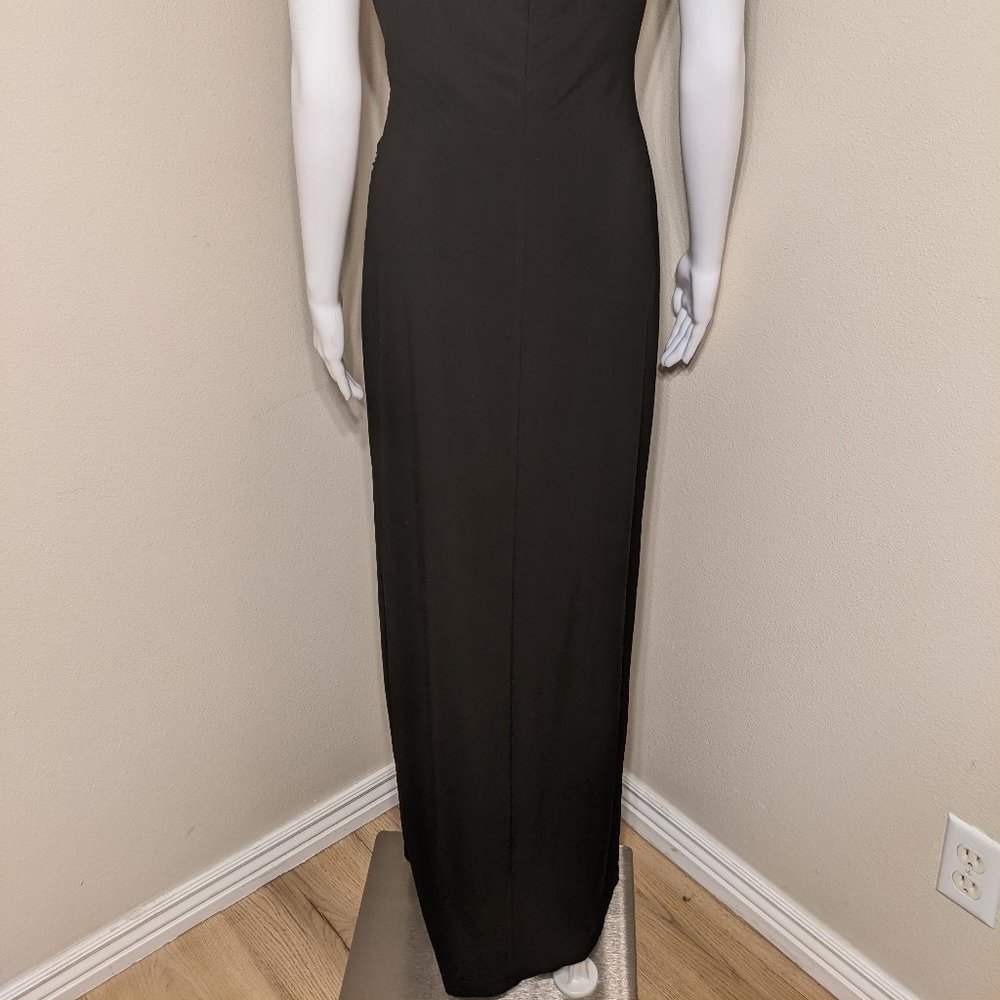 NWOT Lauren Ralph Lauren Long Black Evening Gown Size 6 - Picture 6 of 8